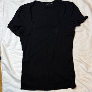 Ted Baker Gerbera Square-Neck Short Sleeve Top